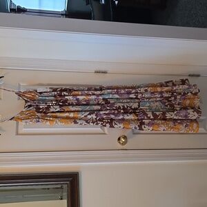 Floral Maxi Dress in Purple and Yellow